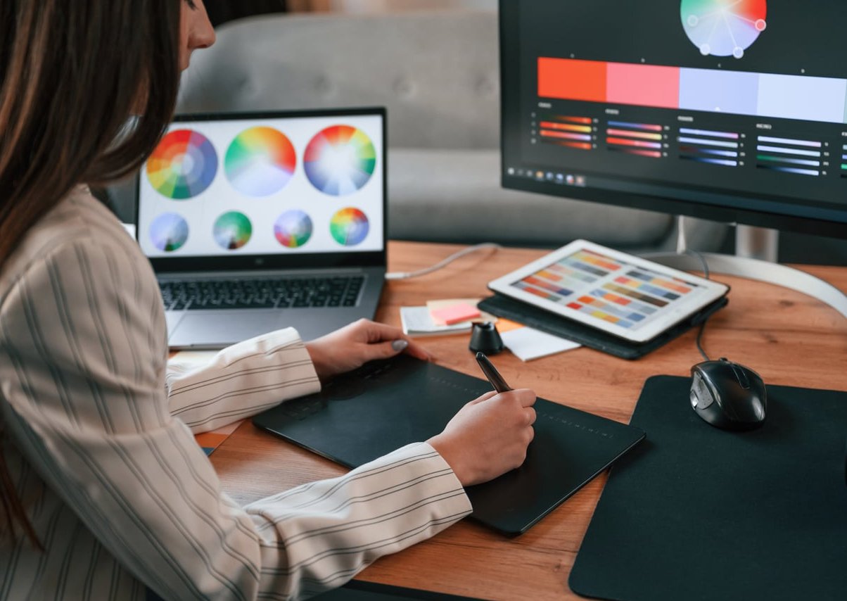 designer portfolio desk